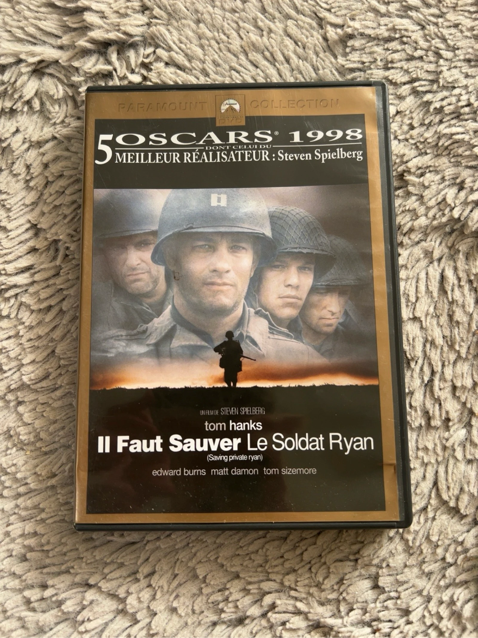 DVD Il faut sauver le Soldat Ryan – Tom Hanks – Steven Spielberg – Film de Guerre – Très bon état